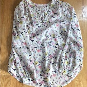 Rebecca Taylor floral silk blouse